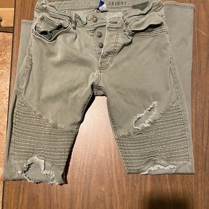 Distressed H&M jeans